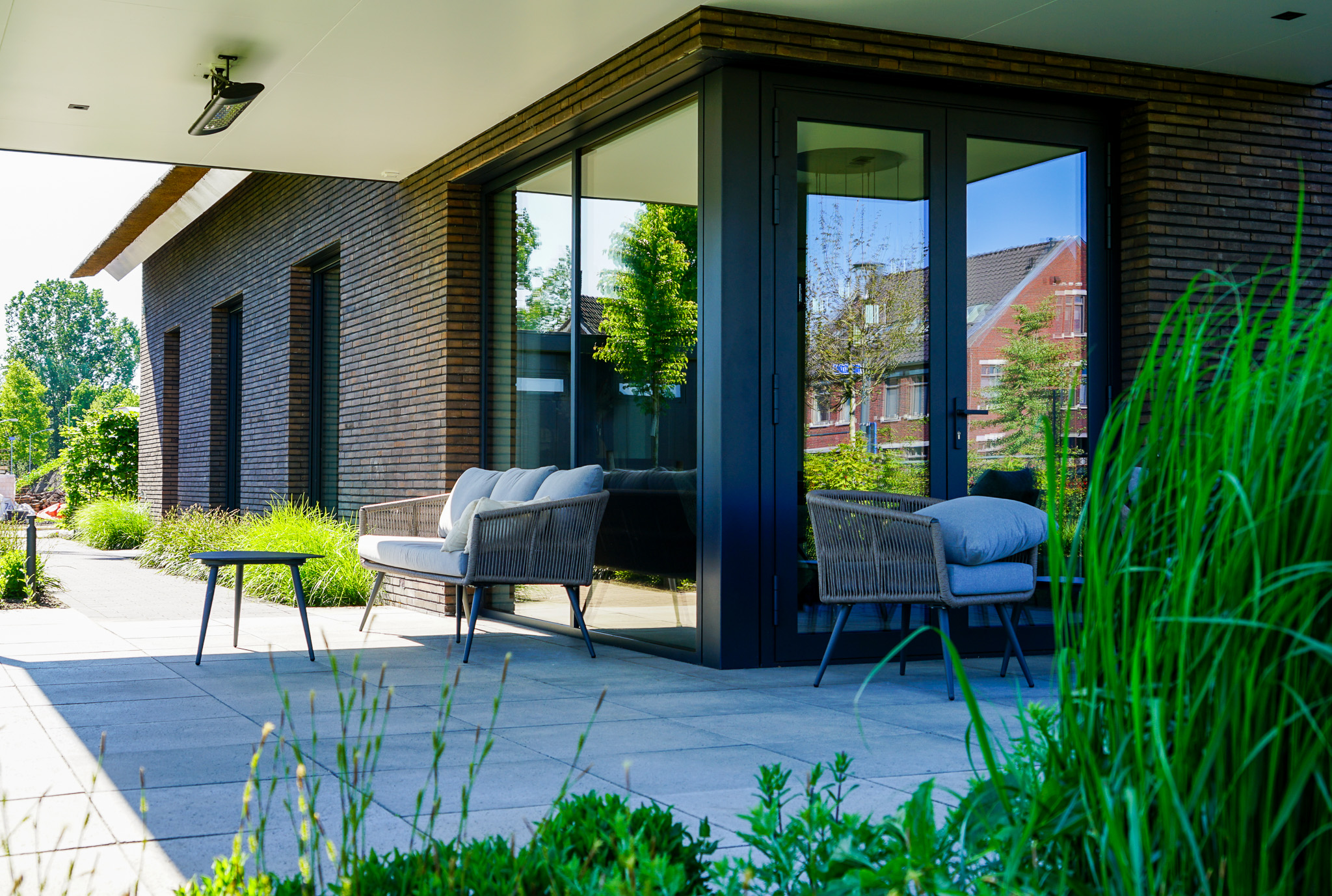 Modern landelijke woning aluminium kozijnen 9